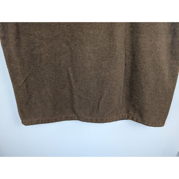 L.L. Bean Men's Vest XXL Brown Full Zip Sweater Fleece Hiking Outdoors Y2K 90's - Picture 8 of 14